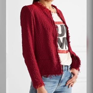 IRO Shavani Open Front Boucle Jacket